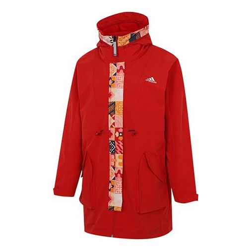 Parka adidas Originals adidas Limited Fleece Lined Hooded Jacket Crvena | HI3263