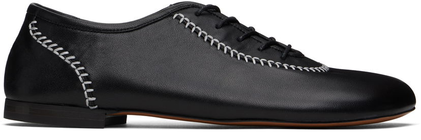 Odjeća Wales Bonner Wales Bonner Lace-Up Oxfords Crna | WBM44503A-21060