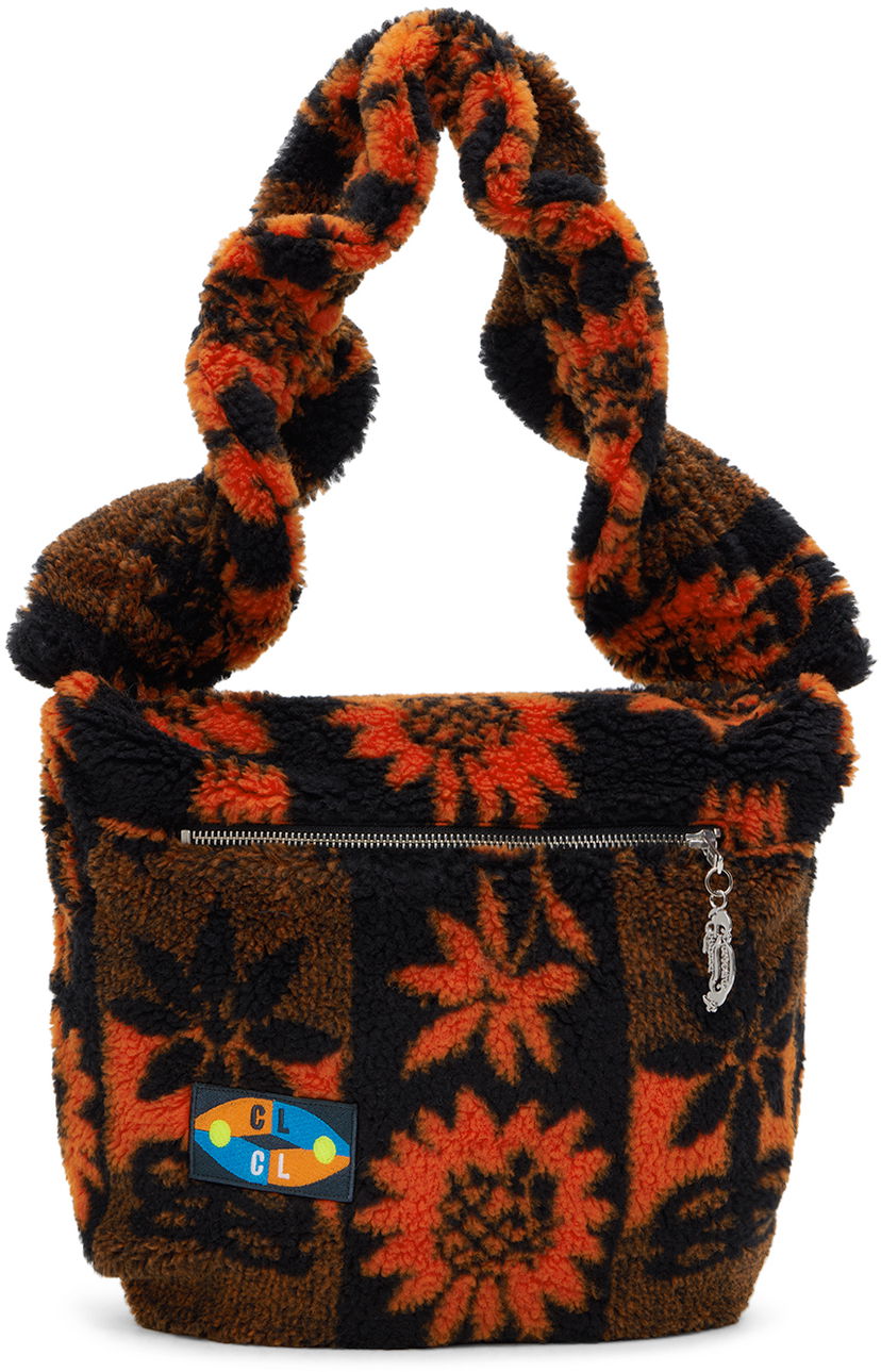 Torba za rame Chopova Lowena Chopova Lowena Sunflower Fleece Shoulder Bag Narančasta | 1176