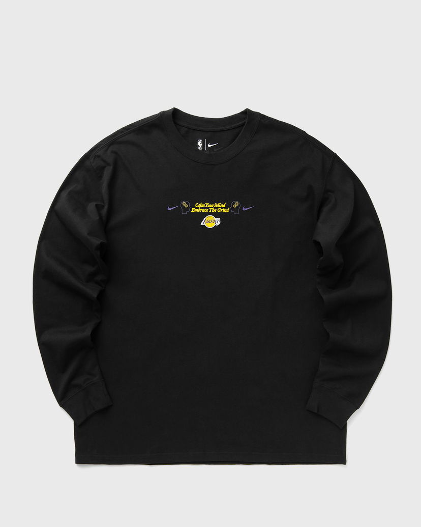 Majica kratkih rukava Nike Los Angeles Lakers MAX90 Long Sleeve Sweatshirt Crna | HQ0662-010