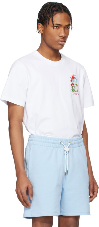 Majica kratkih rukava Casablanca LA Days Printed T-Shirt, Size XL Bijela | MS25-JTS-001-12, 2