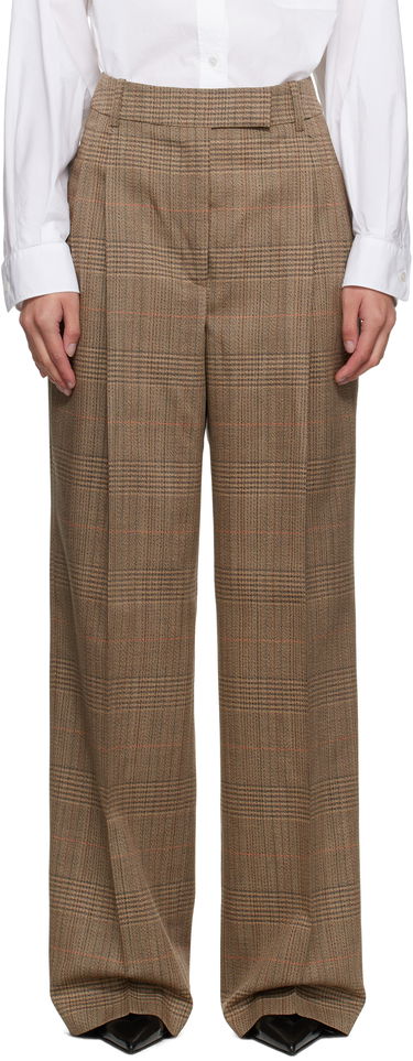Hlače Róhe Róhe Mid-Waist Tailored Trousers Smeđa | 416-30-080, 0