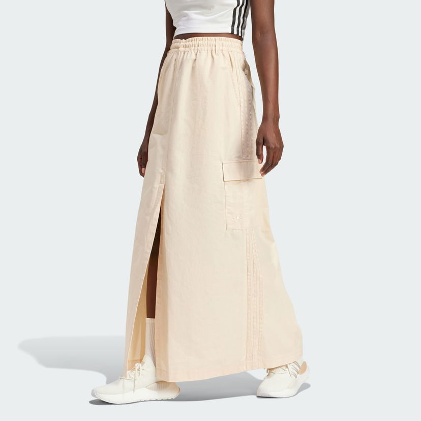 Suknja adidas Originals Premium Essentials Maxi Skirt Bež | IU2677