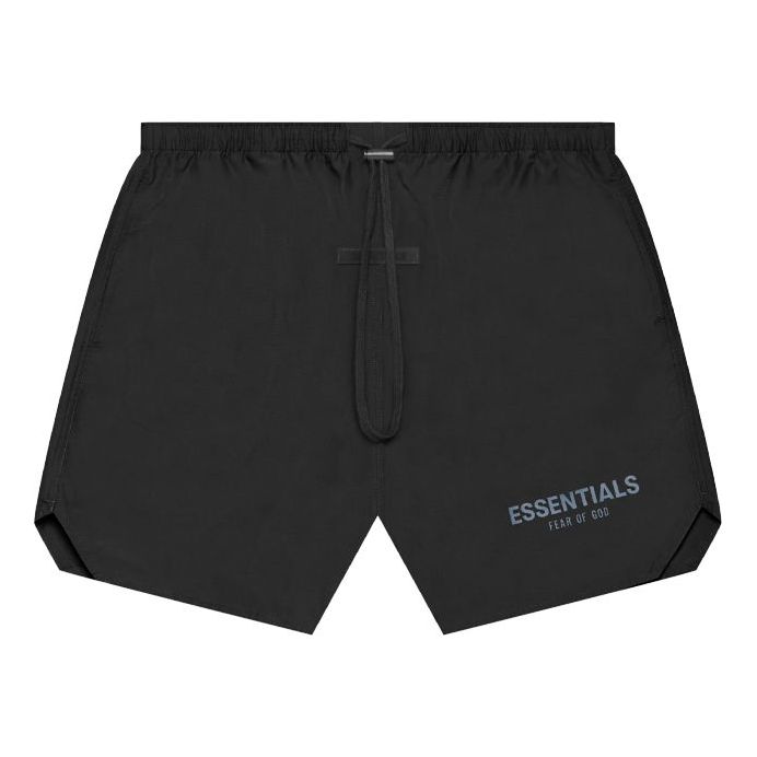 Kratke hlače Fear of God Essentials Volley Shorts Crna | FOG-SS21-631
