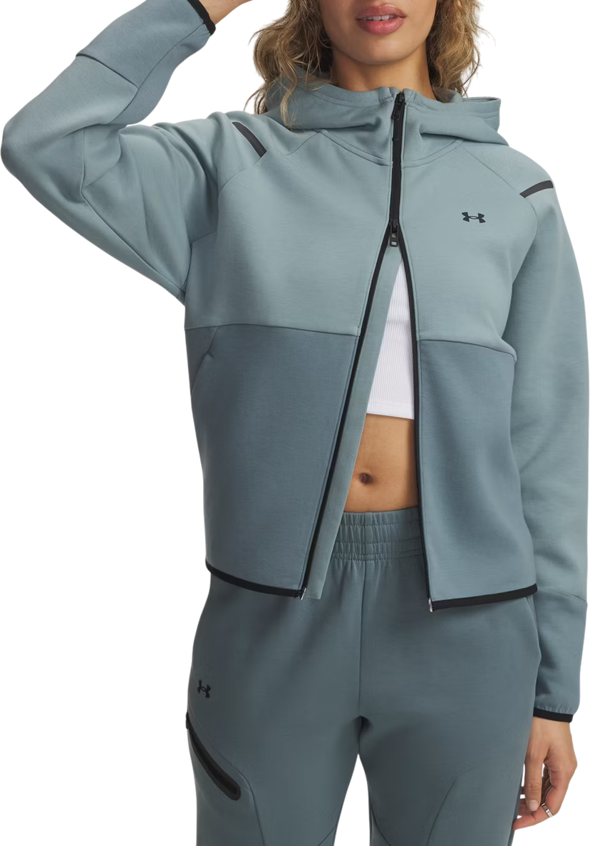 Jakna Under Armour Unstoppable Fleece Full-Zip Hooded Jacket Tirkiz | 1379842-323