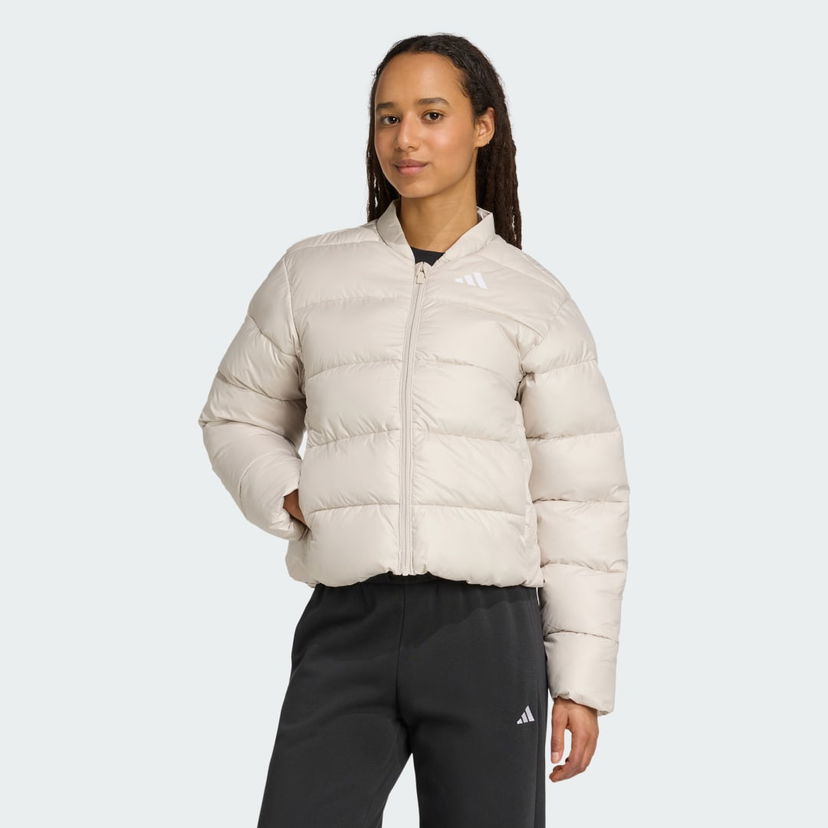 Pernata jakna adidas Performance Essentials Climawarm Synthetic Down Puffer Jacket Bež | JX7826