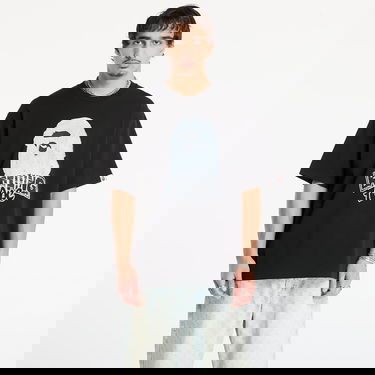 Majica kratkih rukava BAPE Hand Drawn Ape Head Relaxed Fit T-Shirt Crna | 001TEL801333MBLK, 0