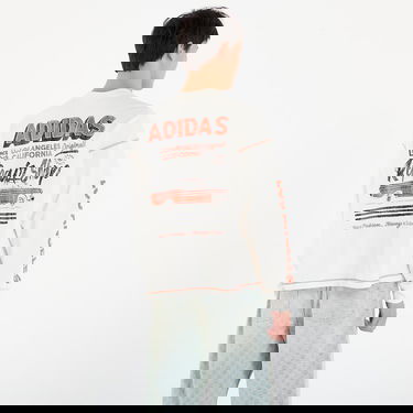 Majica kratkih rukava adidas Originals Wilshire Long Sleeve Graphic Contrast Stitch T-Shirt Bijela | JX6142, 2