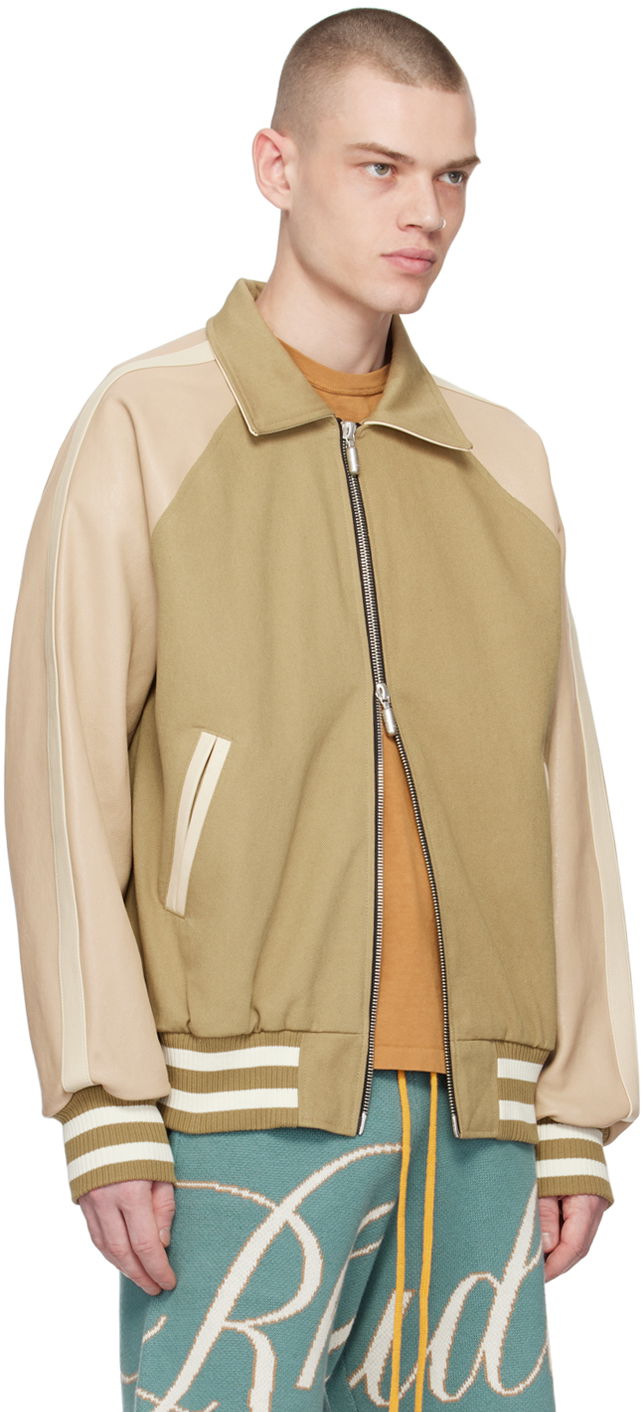 Bomber jakna Rhude Rhude 'Rude Boys' Bomber Jacket Bež | RHSS23JA77012269, 1