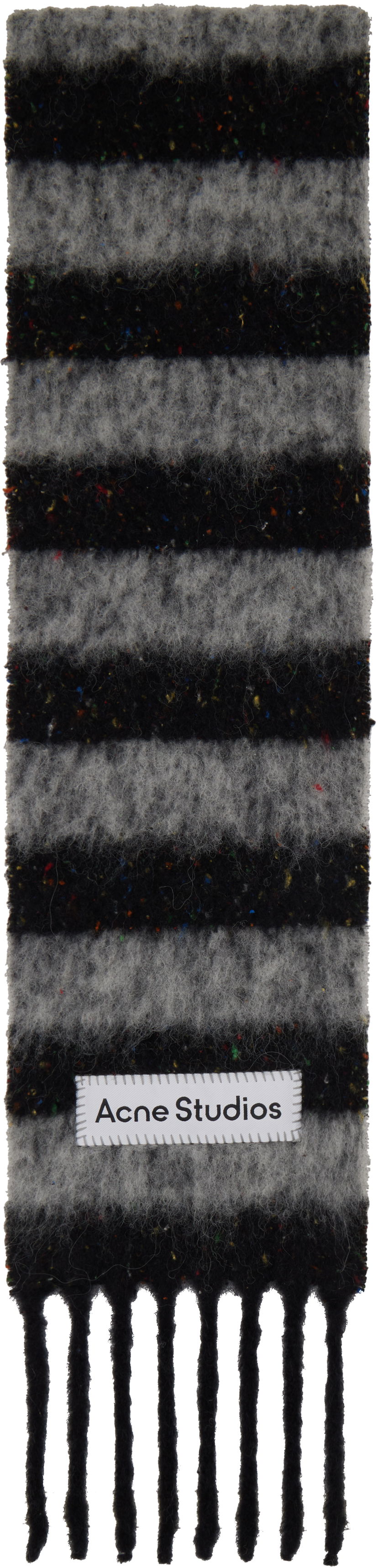 Šal Acne Studios Acne Studios Narrow Stripe Alpaca Scarf Višebojno | CA0358-