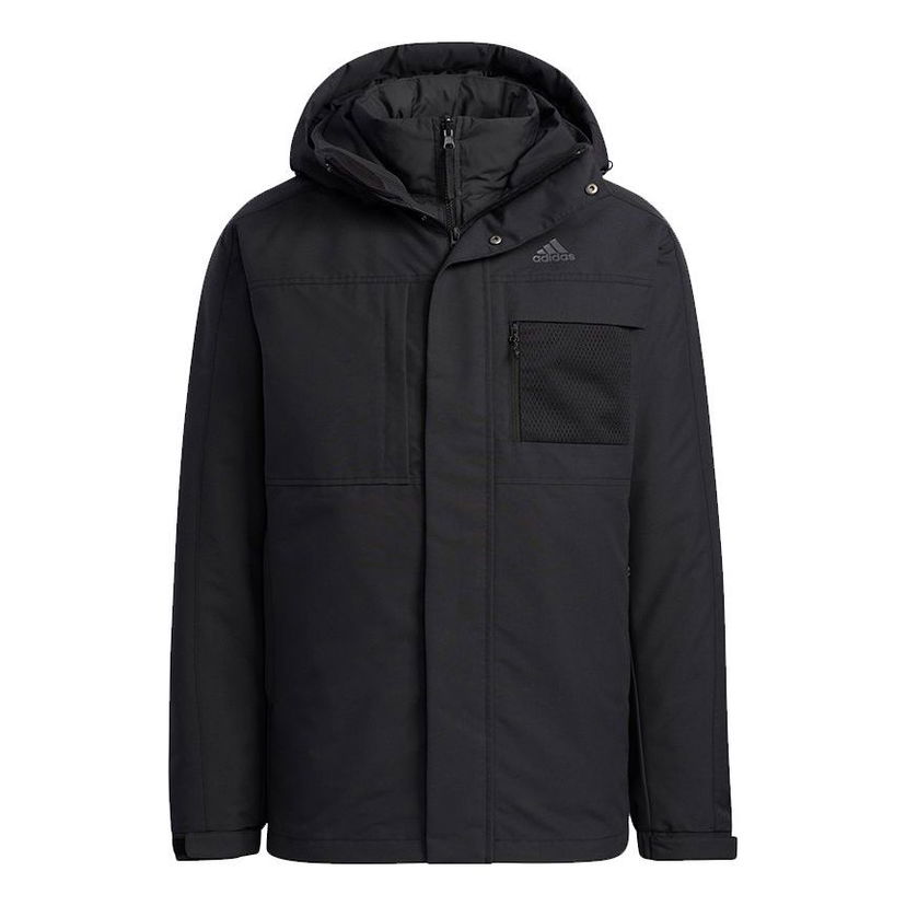 Parka adidas Originals 3-in-1 Detachable Hooded Down Jacket Crna | H20772
