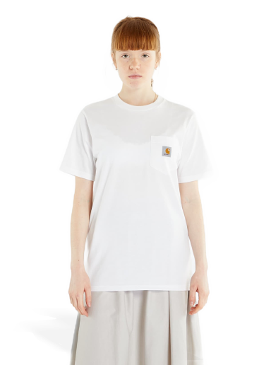 Majica kratkih rukava Carhartt WIP S/S Pocket T-Shirt Bijela | I030434_02_XX