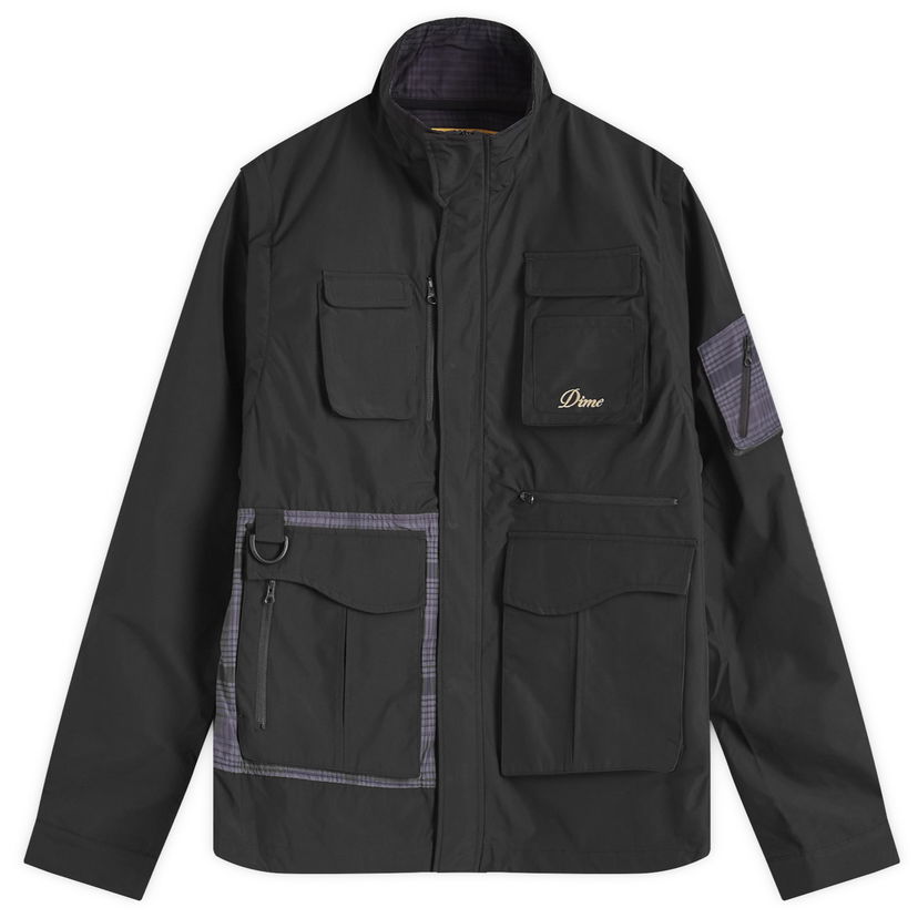 Jakna Dime Zip-Off Fishing Jacket Crna | DIMEFA241BLK
