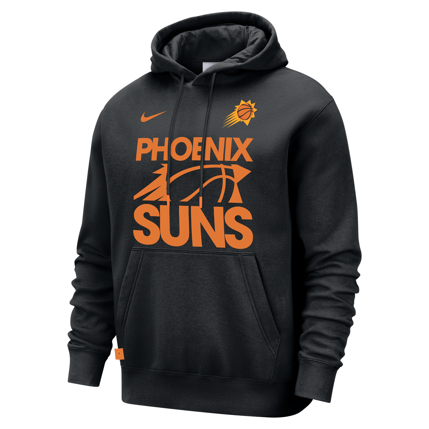 Dukserice Nike Nike NBA Phoenix Suns Club Courtside Hoodie Crna | FZ7699-010, 0