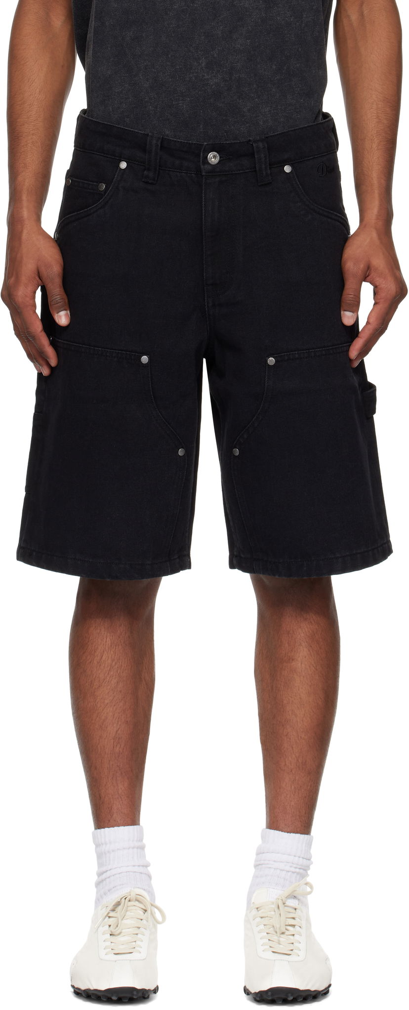 Kratke hlače Dime Dime Carpenter Denim Shorts Crna | DIME2SP2515BLK
