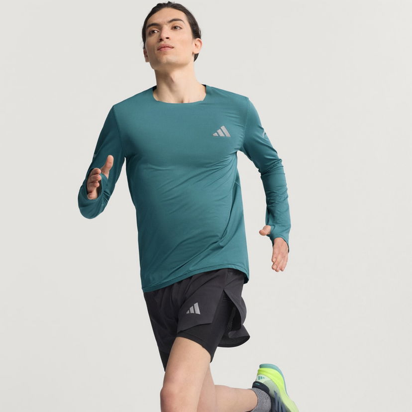 Majica kratkih rukava adidas Performance Adi365 CLIMACOOL+ Running Longsleeve T-Shirt Zelena | KB9917