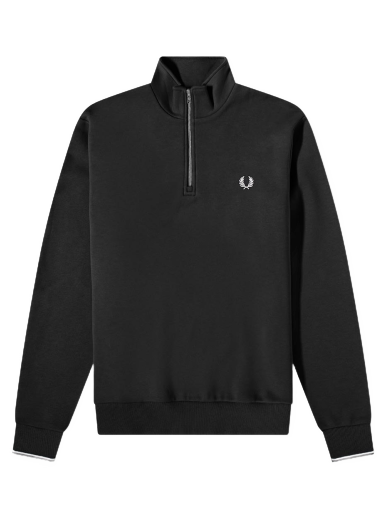 Dukserice Fred Perry Half Zip Sweat Crna | M3574-102