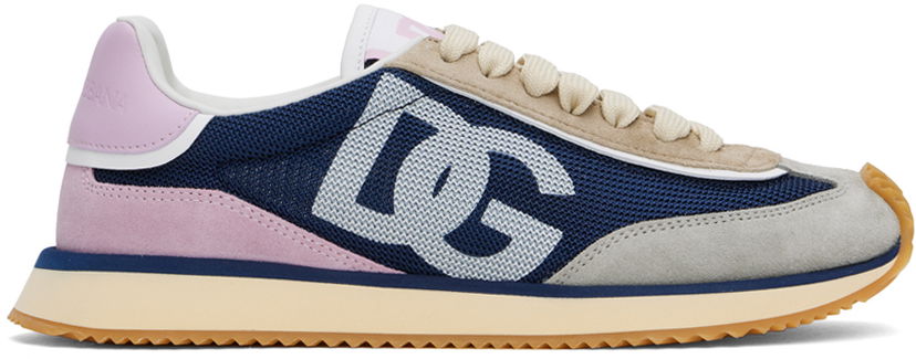 Odjeća Dolce & Gabbana Dolce&Gabbana Mixed-Material DG Cushion Tamnoplava | CK2288 A9253