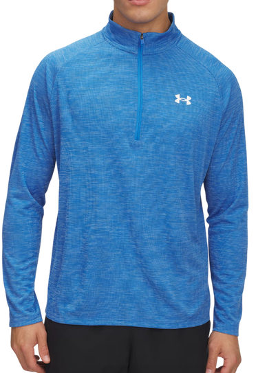 Dukserice Under Armour UA Tech Textured 1/2 Zip Top Plava | 1382797-402, 0