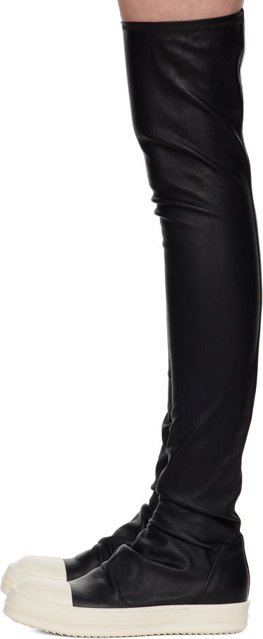Čarape Rick Owens Rick Owens Hollywood Knee-High Stocking Boots Crna | RP01E7893 LS, 2