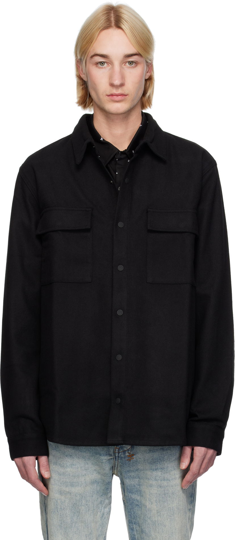 Košulja Ksubi 1999 Snakebite Long Sleeve Shirt Crna | MFA24SH012