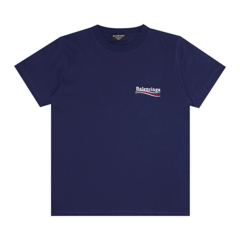 Majica kratkih rukava Balenciaga Small Fit T-Shirt Tamnoplava | 620967 TKVJ1 1195