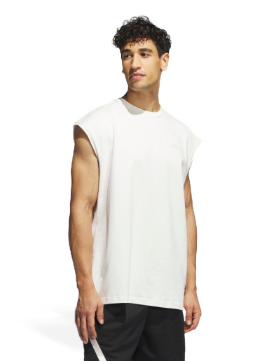 Majica bez rukava adidas Originals Select Warm-up Tank Top Bijela | IM4219