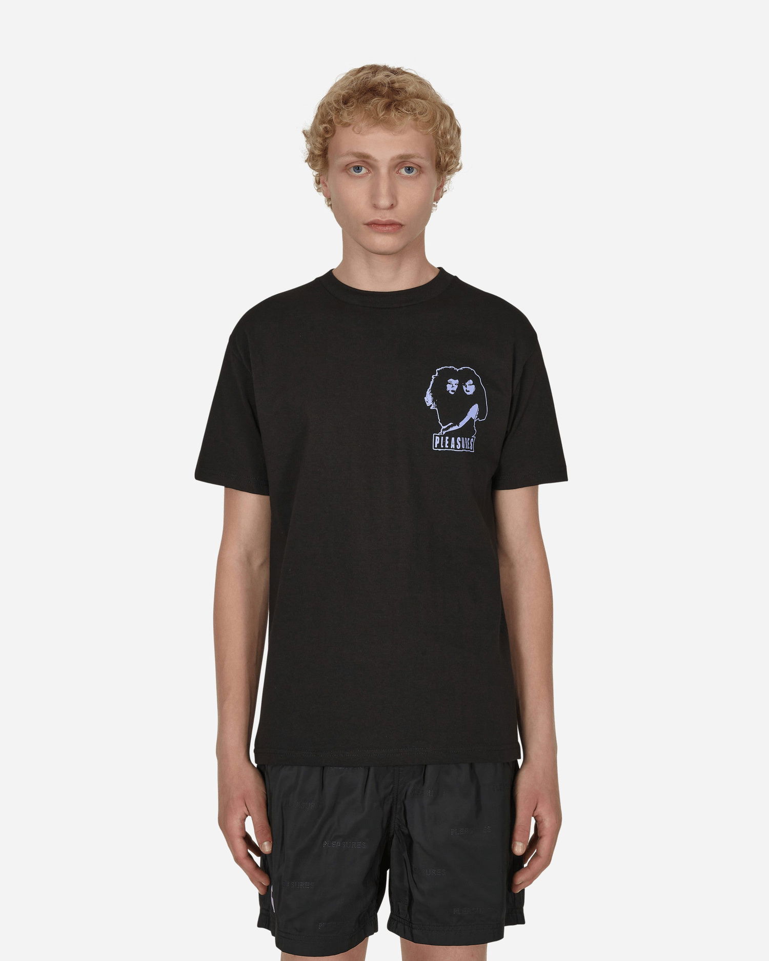 Majica kratkih rukava Pleasures Volume T-shirt Crna | P22SU047-BLACK, 1