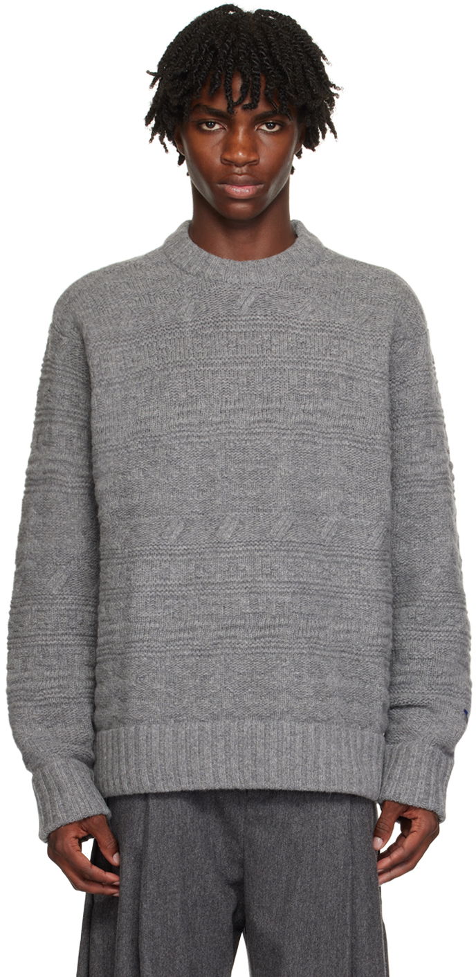 Džemper ADER ERROR Oversized Sweater Siva | BMADFWKT0305GR