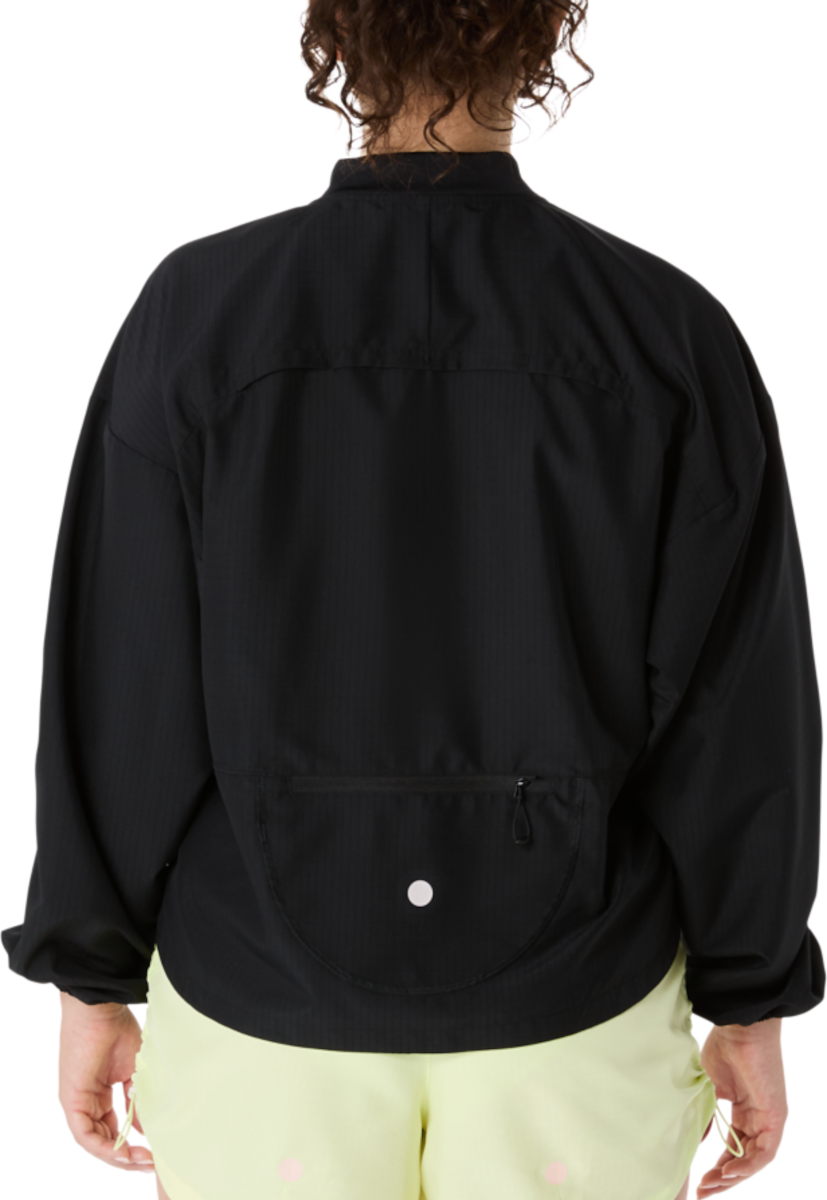 Bomber jakna Asics Nagino Run Adjustable Jacket Crna | 2012d138-002, 1