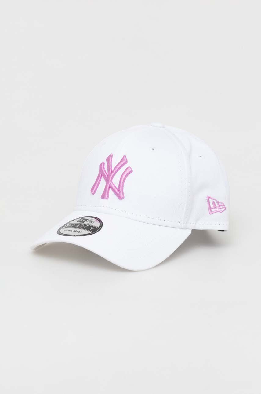 Kapa New Era New York Yankees League Essential 9FORTY Adjustable Cap Bijela | 60358173.WHIWRO, 0