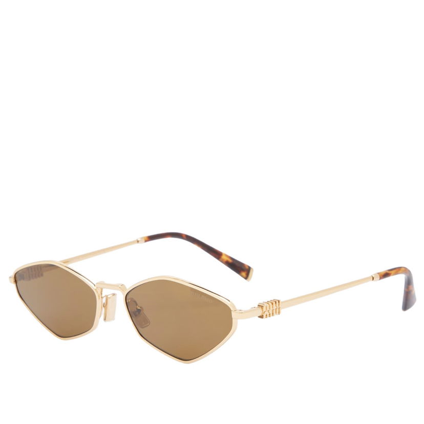 Sunčane naočale Miu Miu Miu Miu 56ZS Geometric Sunglasses Smeđa | 0MU-56ZS-56-5AK09Z