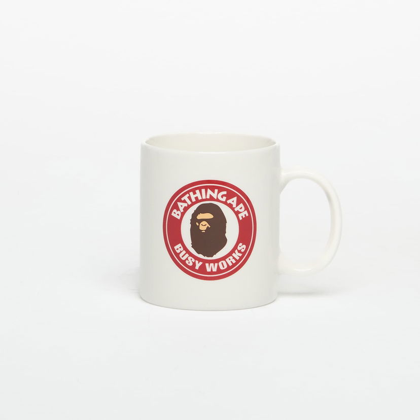 Home decor BAPE Busy Works Mug Bijela | 001KAL801007MRED