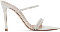 Cannes Crystal-Embellished Satin Heeled Sandals