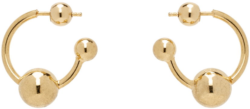 Naušnice Jean Paul Gaultier Jean Paul Gaultier Ball Piercing Earrings Žuta | 24/25-U-BO036-X053-92