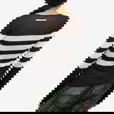 Džemper Jean Paul Gaultier Logo Knit Striped Sweater Crna | 2430FTO219BM0750001, 3