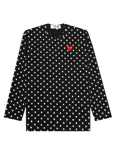 Majica kratkih rukava Comme des Garçons Play Polka Dot T-Shirt Crna | AZ T166 051 1