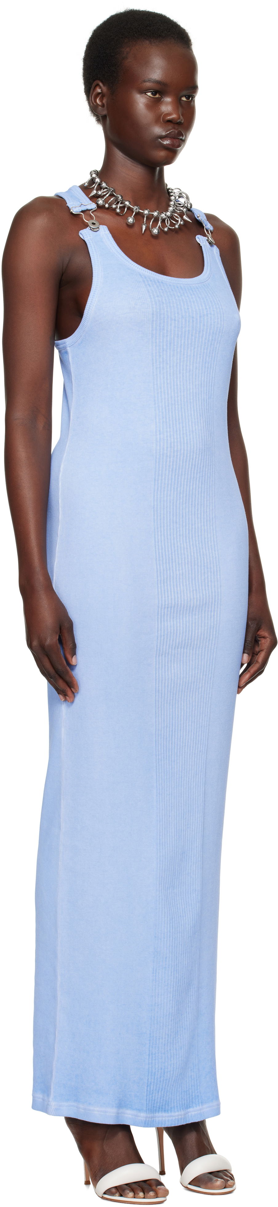 Haljina Jean Paul Gaultier Jean Paul Gaultier 'The Strapped' Maxi Dress Plava | 25/33-F-RO352-J054-52, 1