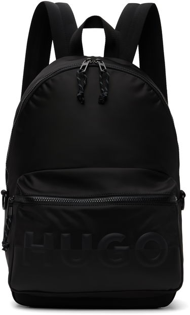 Ruksak BOSS HUGO Printed-Logo Backpack Crna | 50547114, 0