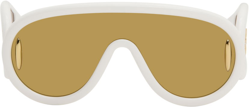 Sunčane naočale Loewe Wave Mask Sunglasses Bijela | LW40108I 192337132728