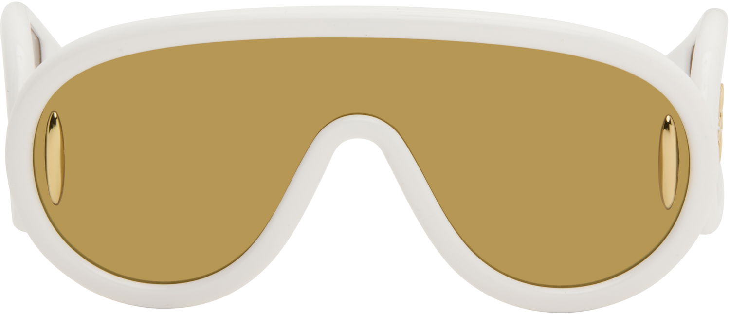 Sunčane naočale Loewe Wave Mask Sunglasses Bijela | LW40108I 192337132728, 0