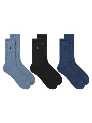 Čarape Polo by Ralph Lauren Assorted Sock - 3 Pack Tamnoplava | 449655211002