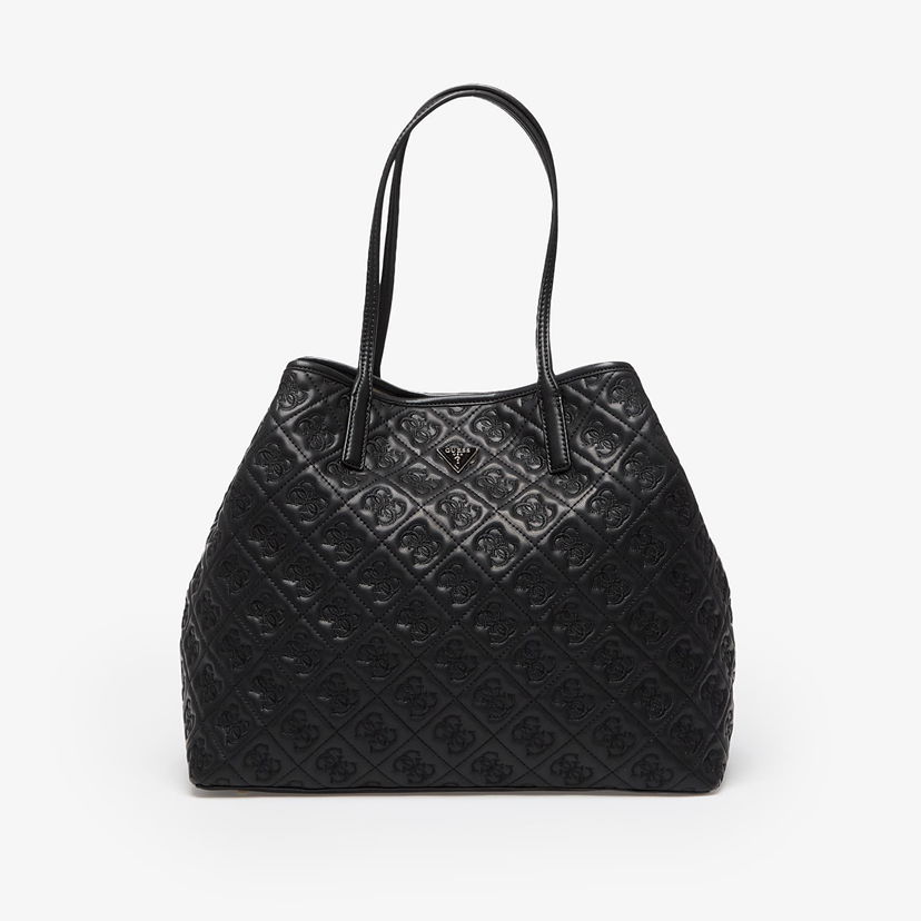 Tote bag GUESS GUESS Adelasia Large 2 In 1 Tote Bag Crna | HWQL9658240-BLA