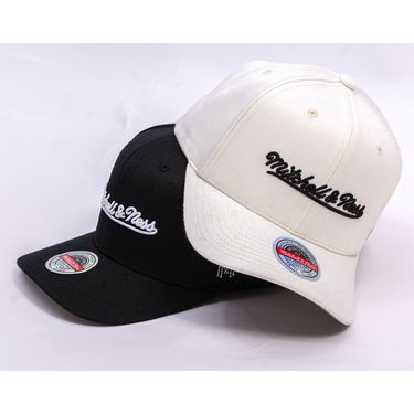 Kapa Mitchell & Ness Mitchell & Ness Branded Script Stretch Cap Crna | HC12184-MNNBLCK, 5