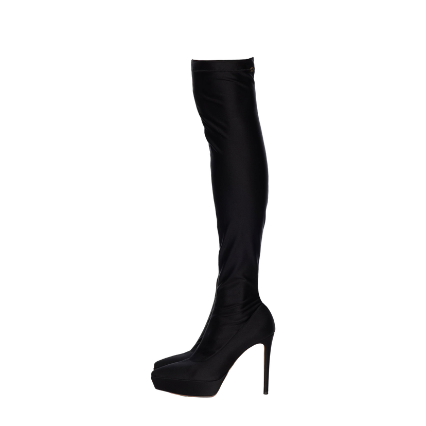 Tenisice i cipele Gianvito Rossi Platform Over-The-Knee Boots Crna | G80236.85RIC.CUP