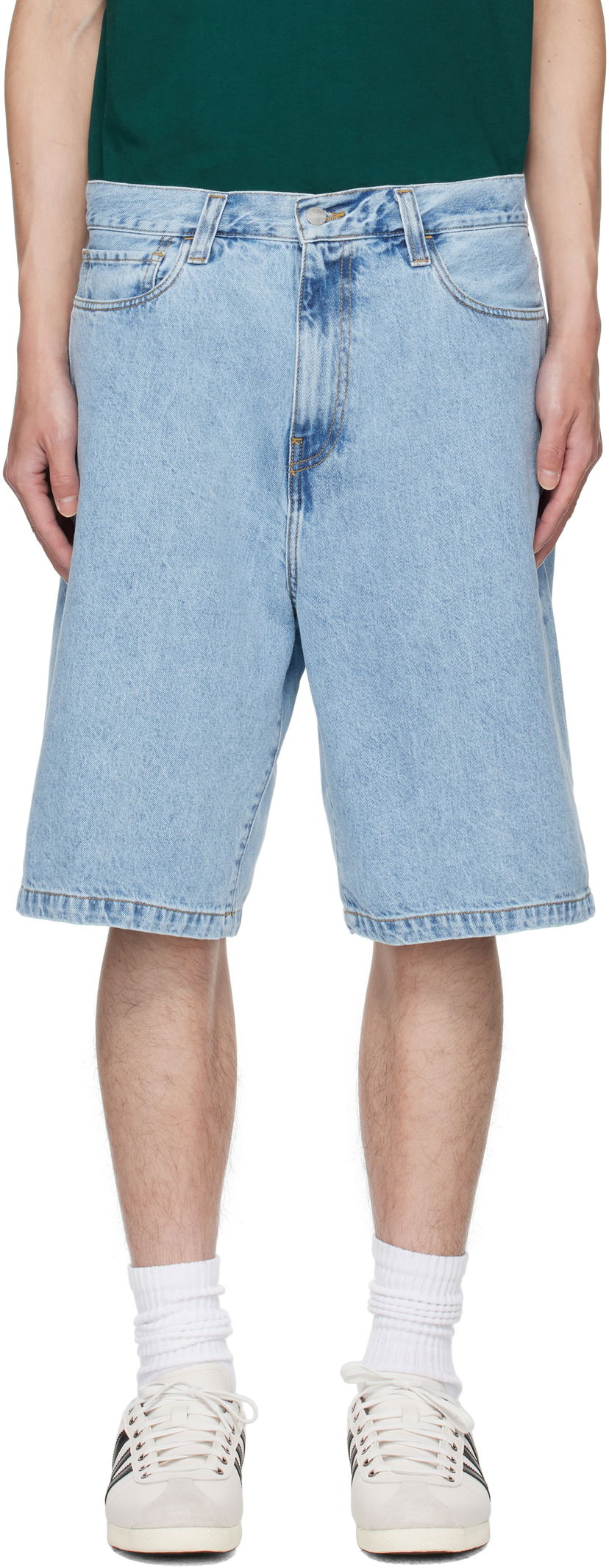 Kratke hlače Carhartt WIP Work In Progress Landon Denim Shorts Plava | I030469