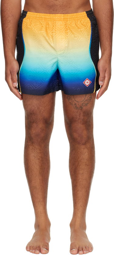 Kupaći kostimi Casablanca Casablanca Multicolor Gradient Jacquard Swim Shorts Višebojno | M-AW25-TR-224-01, 0
