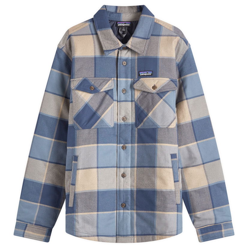 Košulja Patagonia Insulated Fjord Flannel Shirt Plava | 20386-WMBL