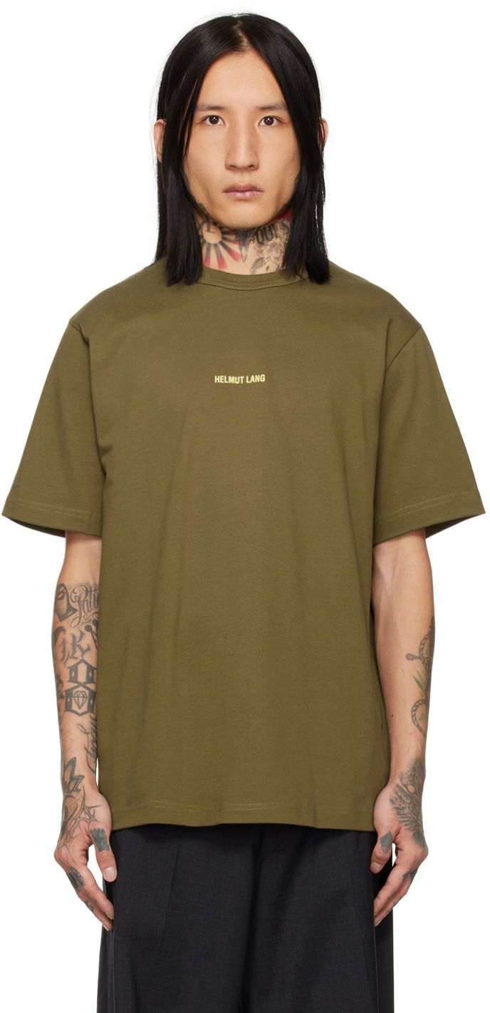 Majica kratkih rukava Helmut Lang Space Graphic T-Shirt Zelena | N09HM526