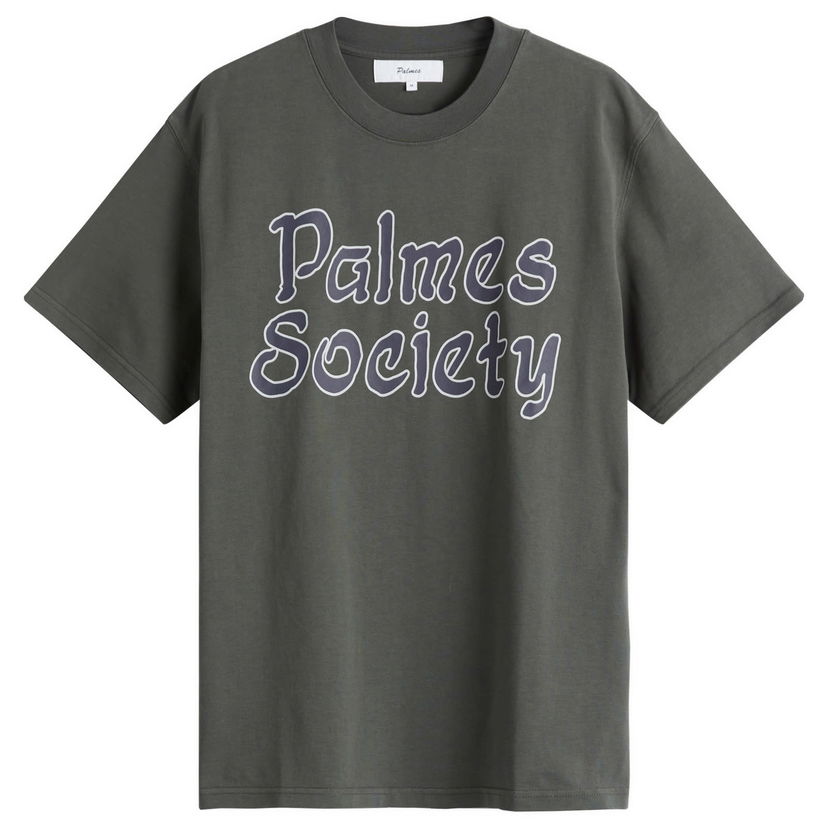 Majica kratkih rukava Palmes Society T-Shirt, Size Large Zelena | P10-0040-888